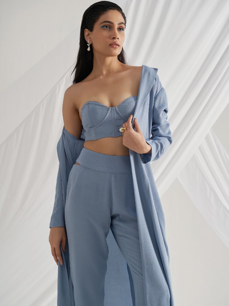 Tranquil Blue Women's Co-ord Set Close view